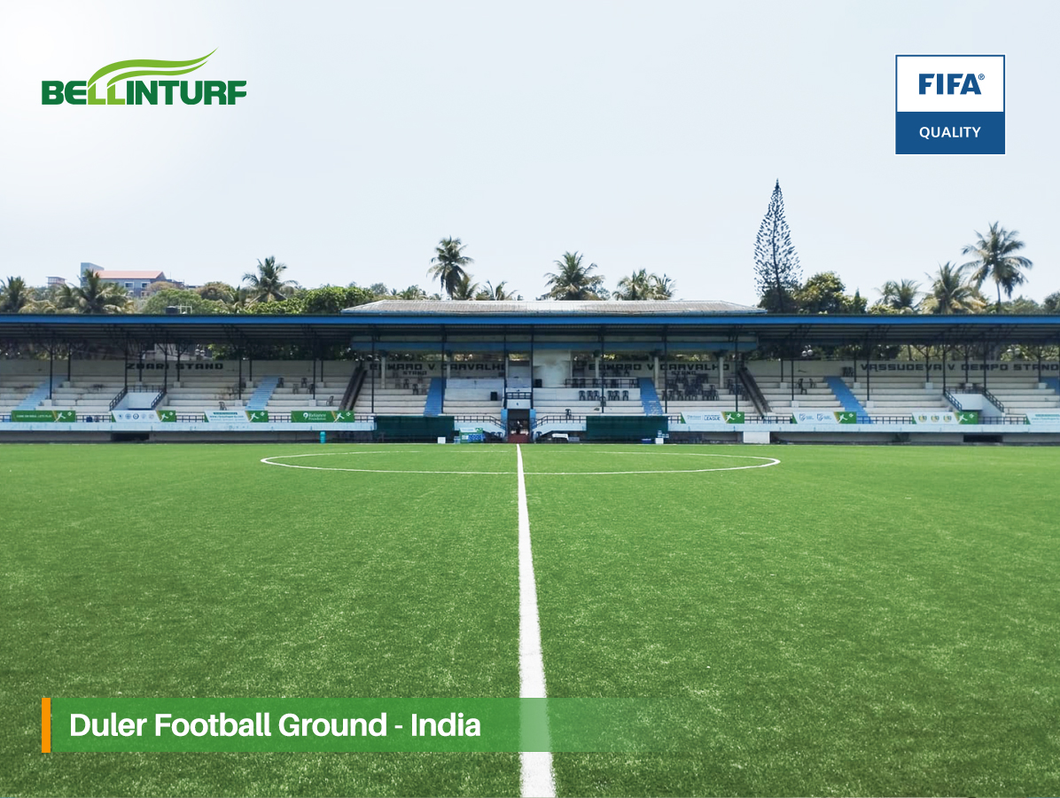 Duler Football Ground (Goa, Ấn Độ) đạt FIFA Quality với Bellin-Evolution Plus